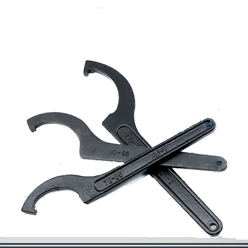 扳手月牙钩形圆勾型勾头万能多功能螺母侧面面孔侧面孔勾扳手