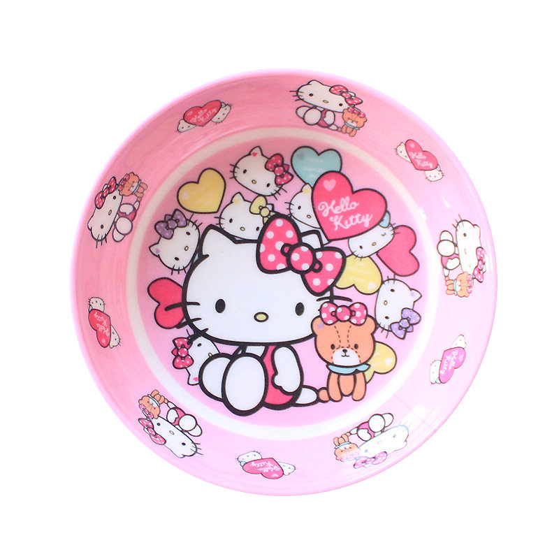 儿童小盘盘子可爱卡通少女碟子防摔幼儿园宝宝盘