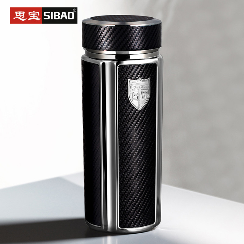 思宝保温杯男女士不锈钢水杯方舟c8真空茶杯办公商务便携泡茶杯子
