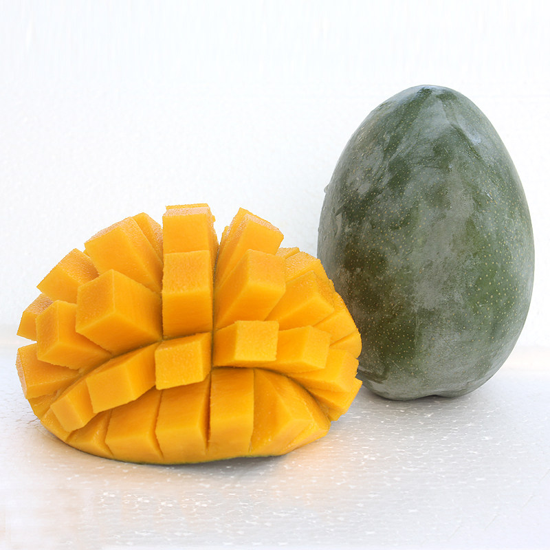 海南三亚发货新鲜水果芒果青芒绿皮澳芒5斤芒果