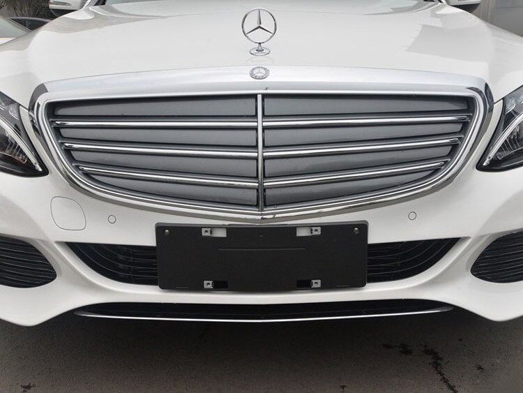 适用底座c300l支架车牌c260转换奔驰c200牌照车牌架