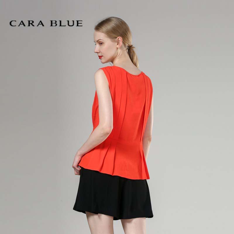喀啦carablue正品女装时尚简约气质休闲上衣kb181mwb0238t恤