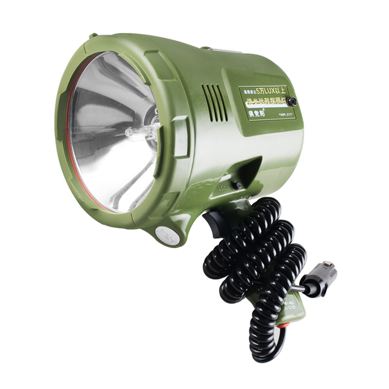 俱竞阳220w大功率手持氙气灯强光远射疝气钓鱼车载探照灯户外巡逻