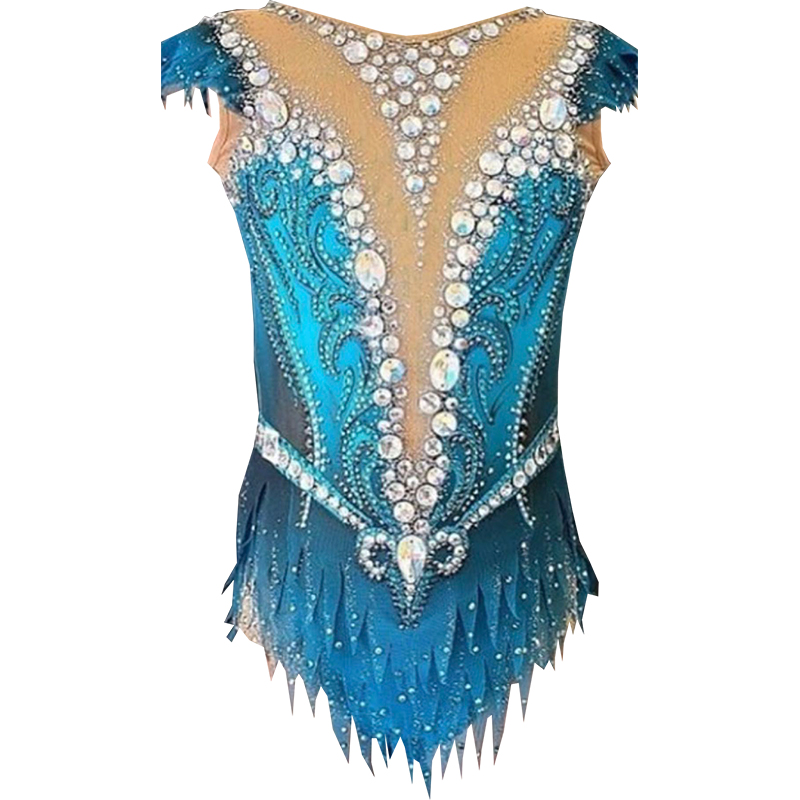 花样滑冰服女儿童成人女童男款比赛表演订制多色滑冰服