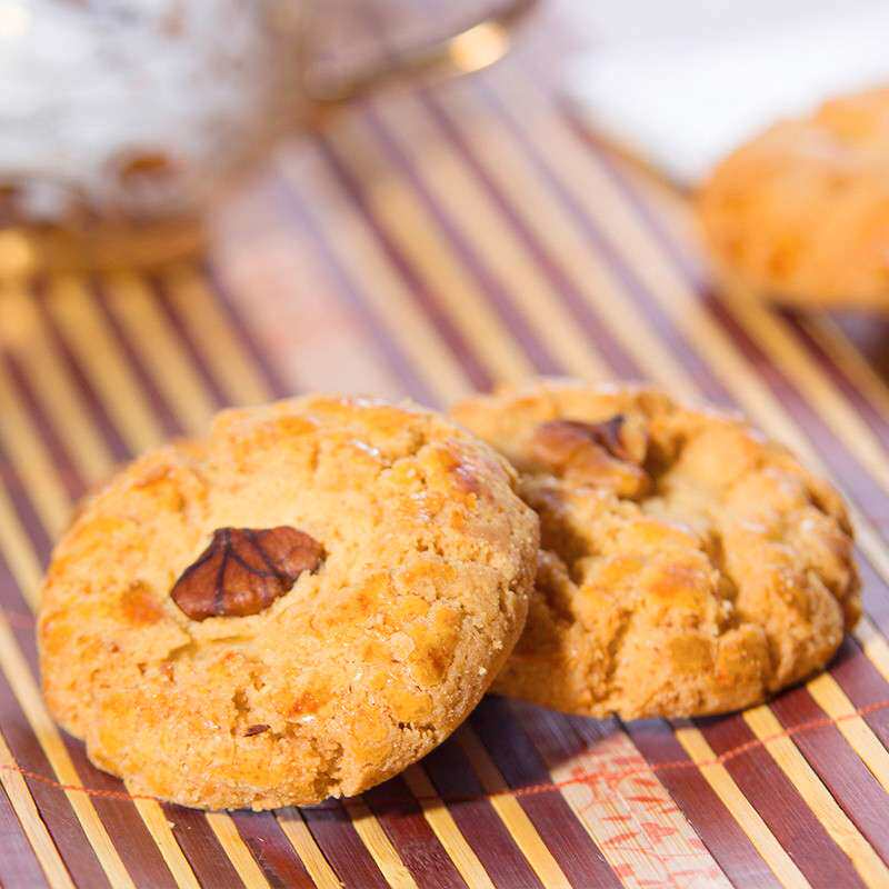 广州酒家经典核桃酥利口福酥饼糕点烘烤饼干广东特产食品220g