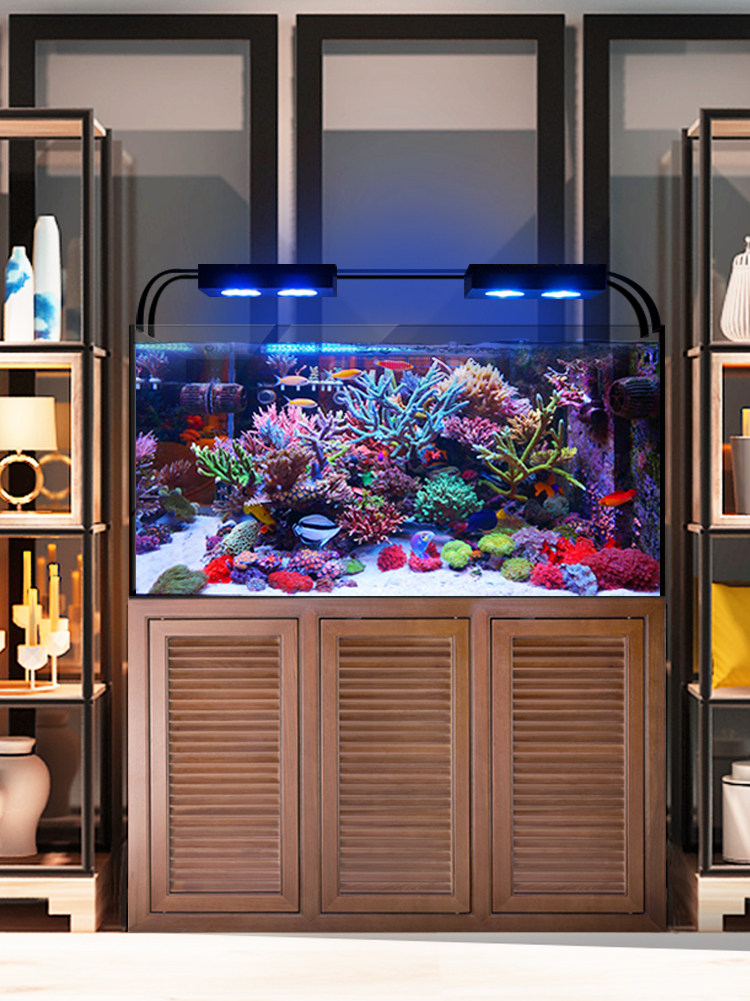 底滤海新手套餐大全中大型海水缸专业珊瑚水族箱成品鱼缸