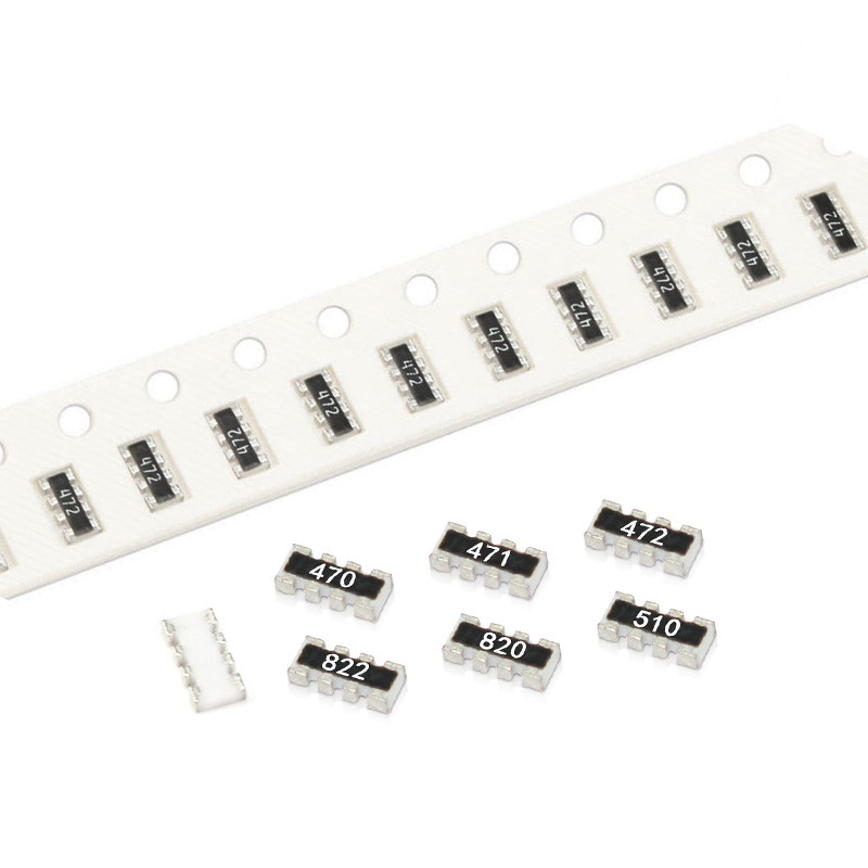 贴片排阻04028脚10r22r33r欧姆电阻器