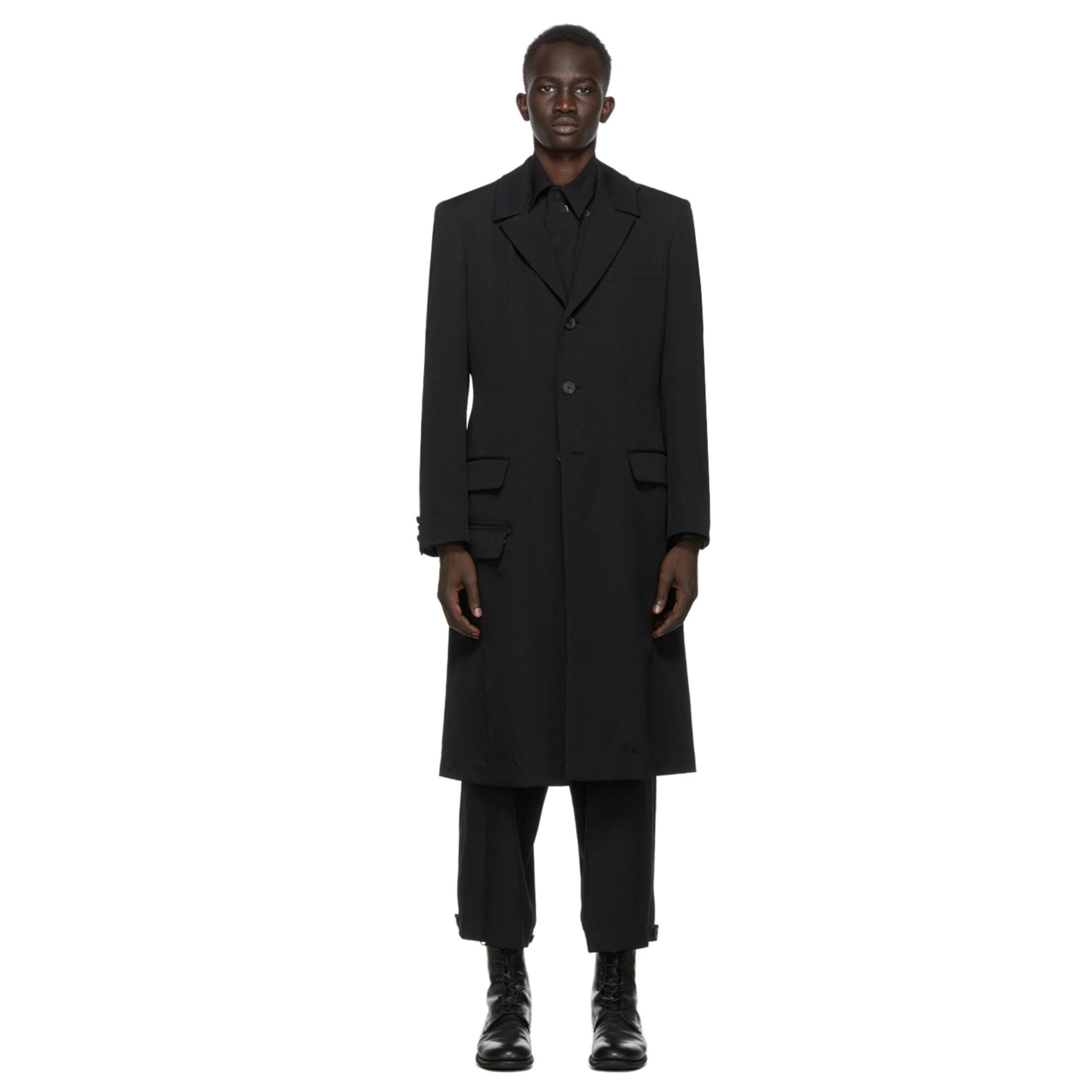 yojiooaktuxedoparkjacket经典华达呢西服yohji风衣西服