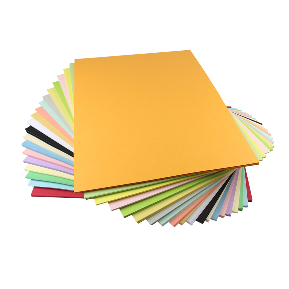 元浩a3彩色硬卡纸厚幼儿园学生儿童手工画画美术彩纸大张白/黑/蓝/绿