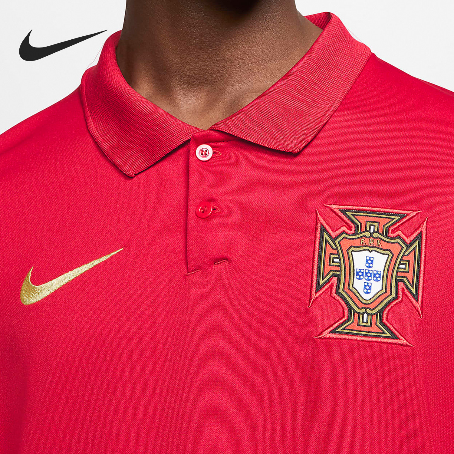 nike耐克正品2021欧洲杯葡萄牙主客场球迷球衣足球运动t恤