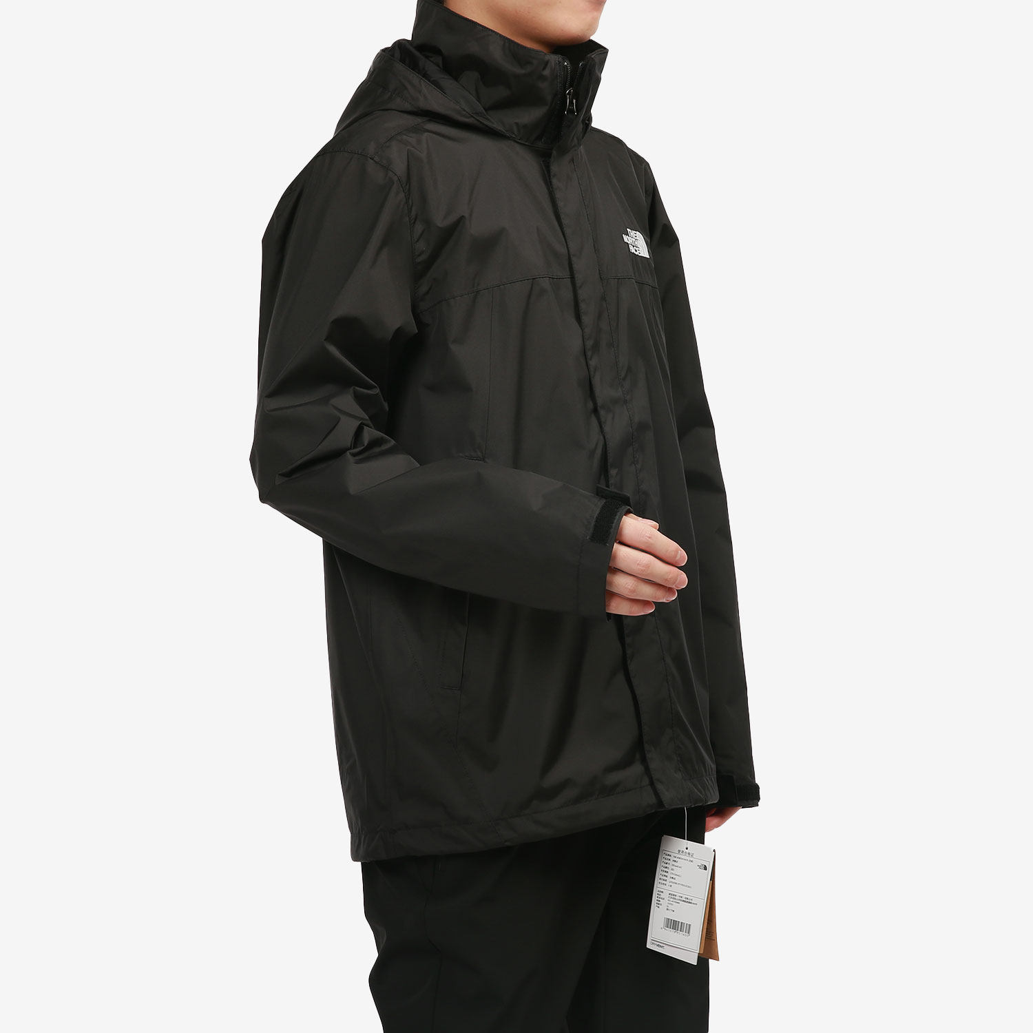 thenorthface北面2021新款男子户外运动拉链连帽冲锋衣