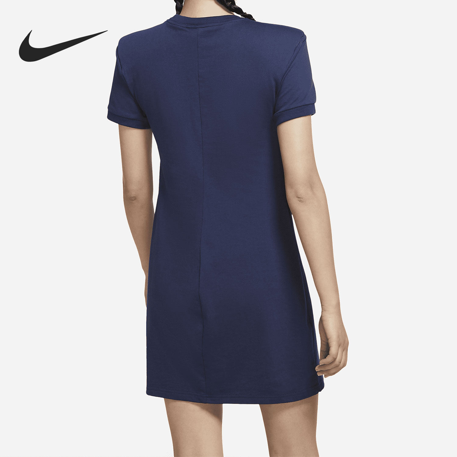 nike耐克正品2021年夏季新款女子休闲运动透气连衣裙运动连衣裙