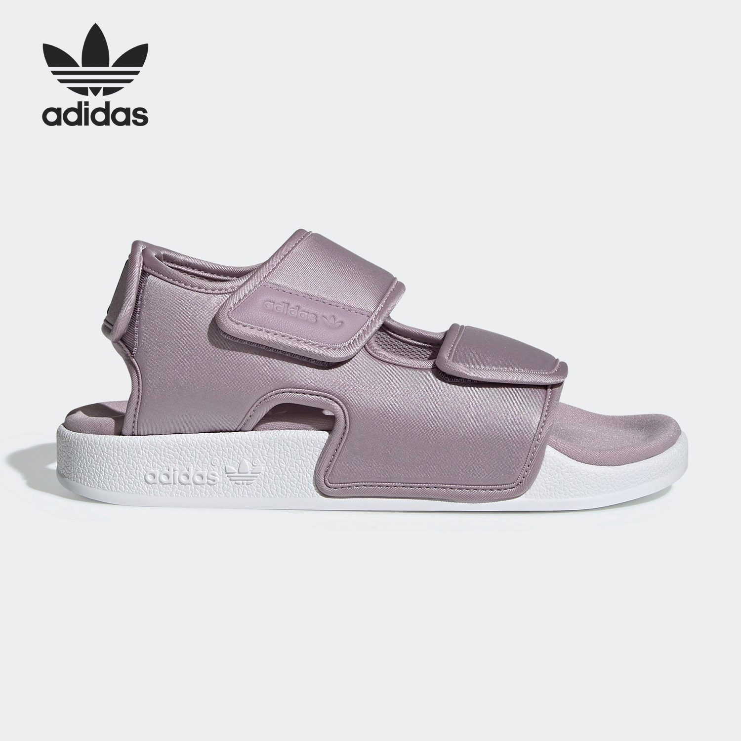 adidas阿迪达斯正品三叶草adilette女子运动沙滩凉鞋eg5027运动拖鞋