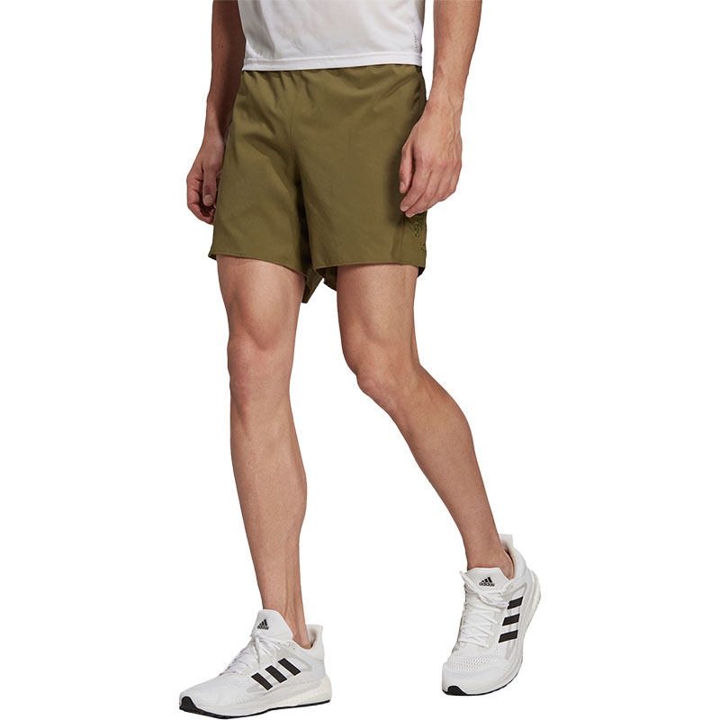 adidas阿迪达斯正品2021夏季新款跑步运动男子透气运动中长裤短裤