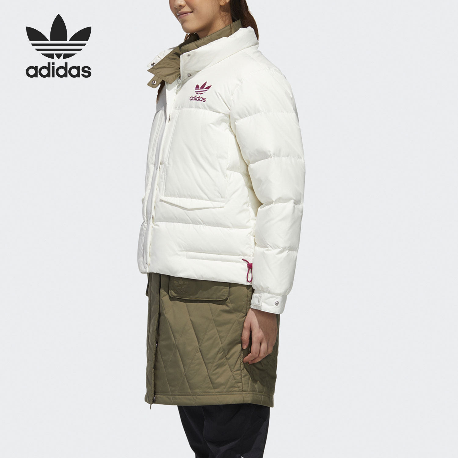 adidas阿迪达斯正品三叶草2020新款女子舒适运动羽绒服运动羽绒服
