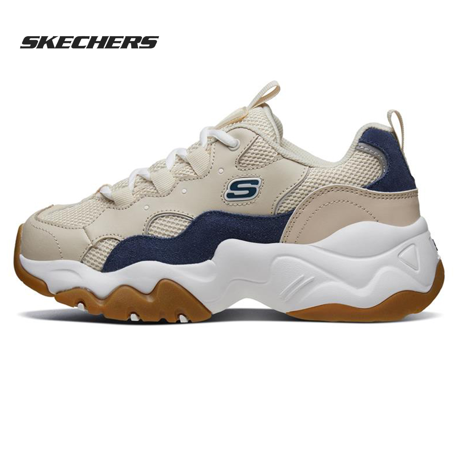 skechers斯凯奇正品2021夏季新款厚底减震耐磨休闲运动运动休闲鞋