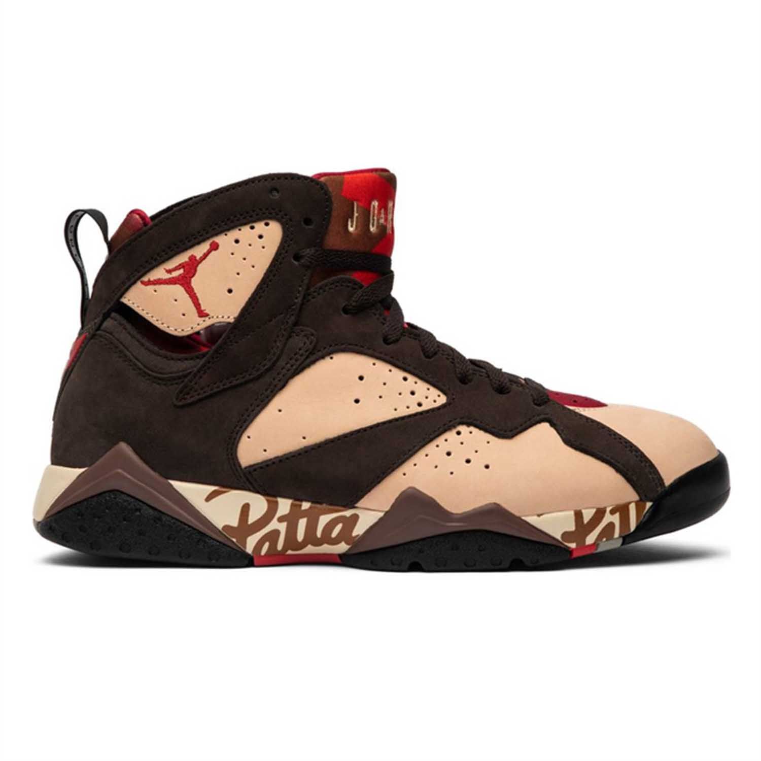 nike/耐克正品2020新款 aj7系列patta联名款男子涂鸦篮球鞋at3375
