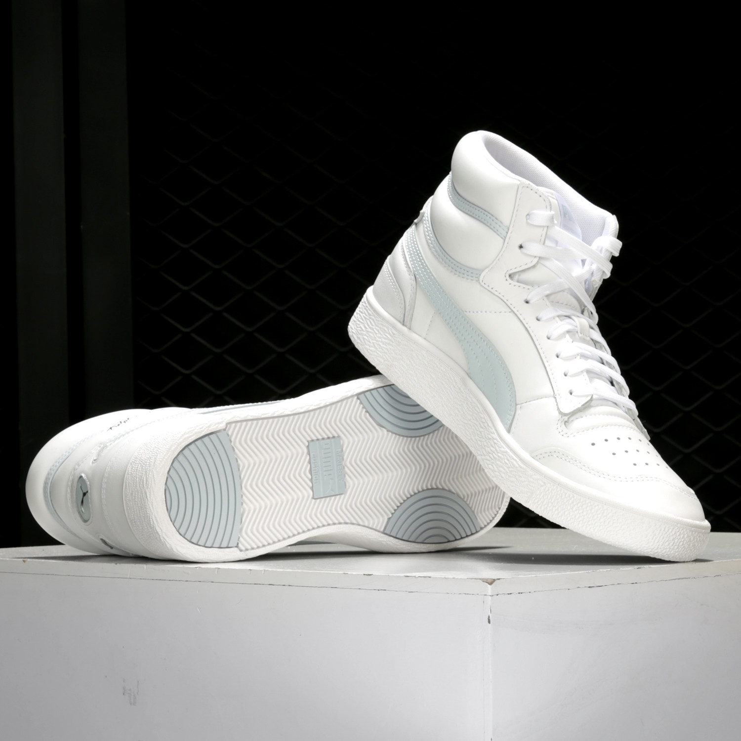 puma彪马正品ralphsampsonog联名签名款男女高板鞋