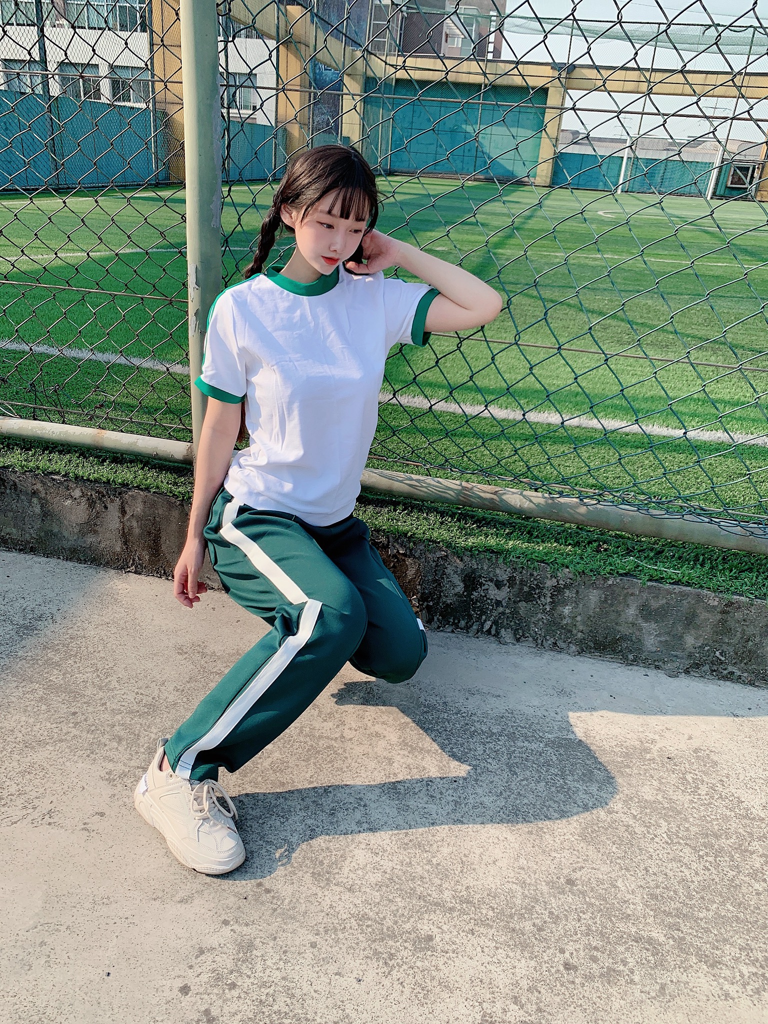 新款日本运动服高校学生校服班服制服拉链宽松学生校服