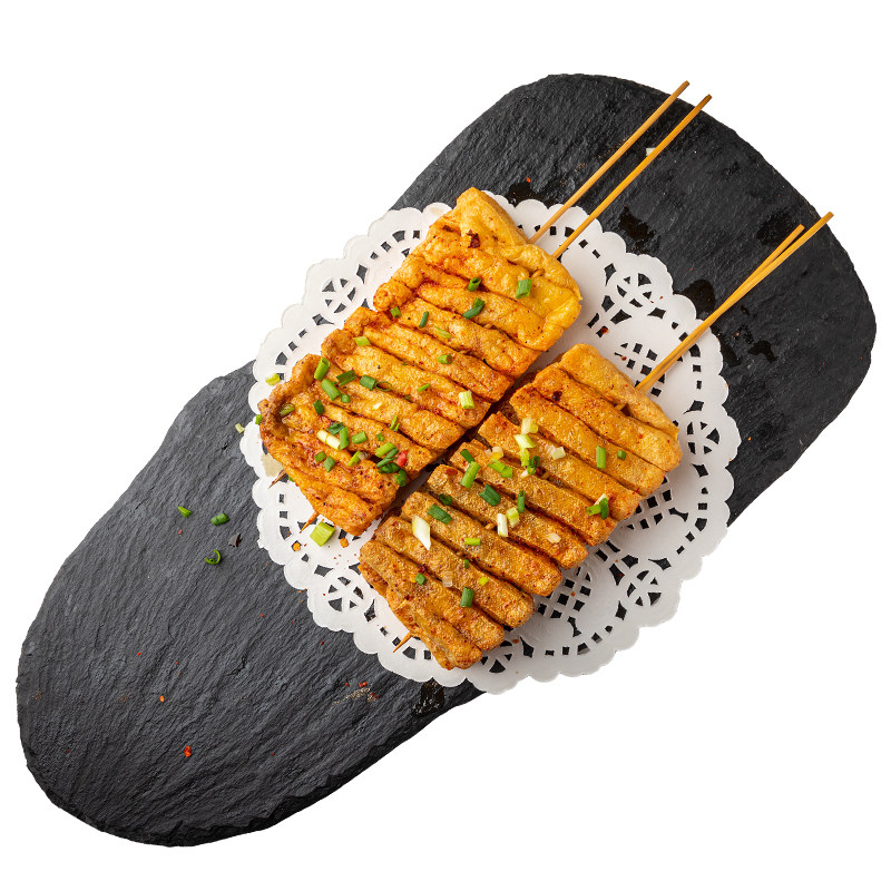 兰花干串20串拉丝豆腐干串油豆腐商用烧烤关东豆腐干