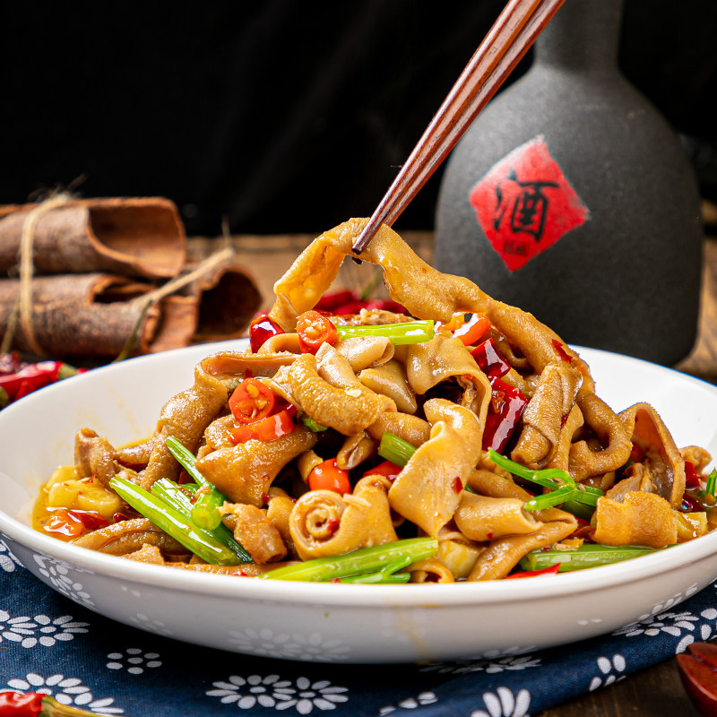 鹅肠500g新鲜卤水火锅速冻酒店饭店商用半成品鹅肉