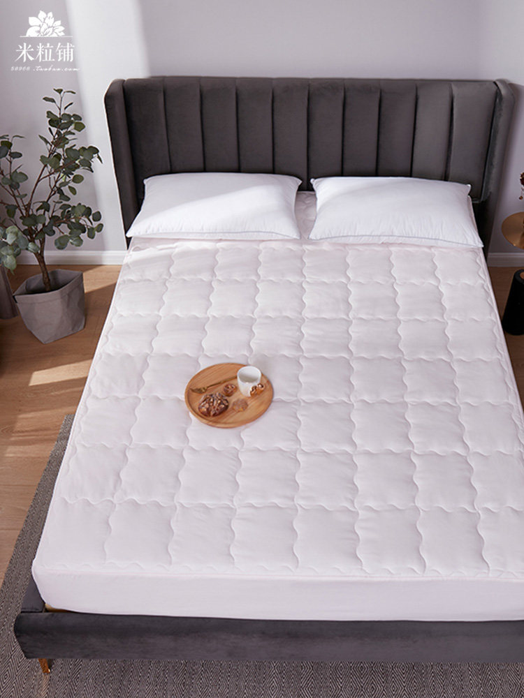 进口云柔大豆纤维床垫软垫星级酒店保护垫被双人床垫