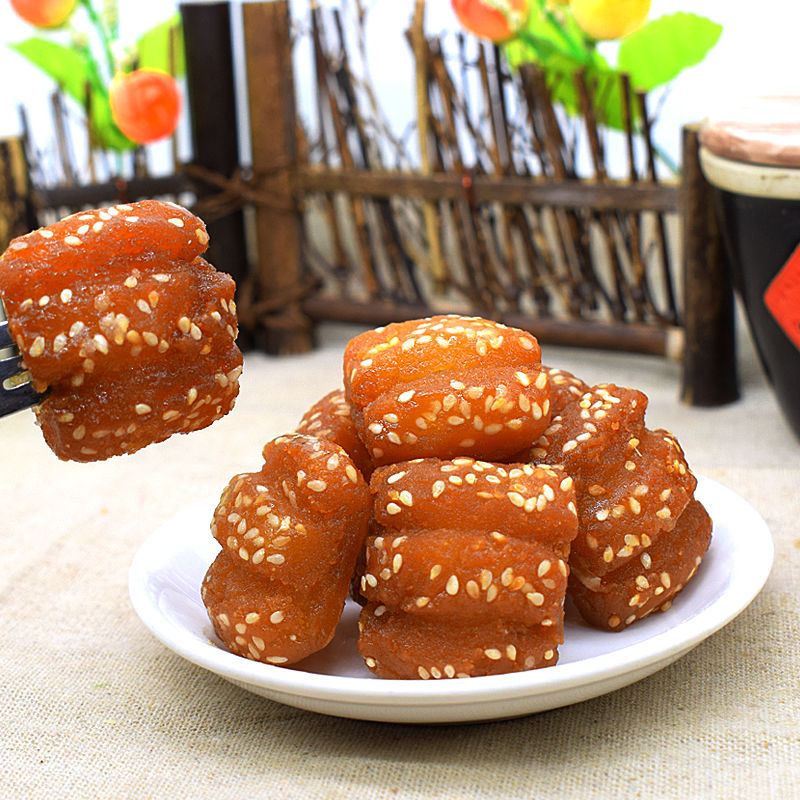 山东小吃半斤点心糕点传统果子老式麻花美食传统糕点