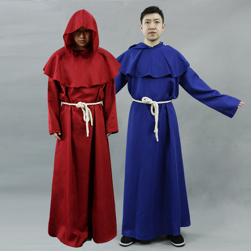 服装欧洲中世纪文艺复兴出租贫民平民妇女僧侣贵族民族服装