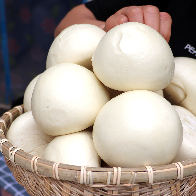 老面馒头山东面食北方主食小麦面粉美食千层包点