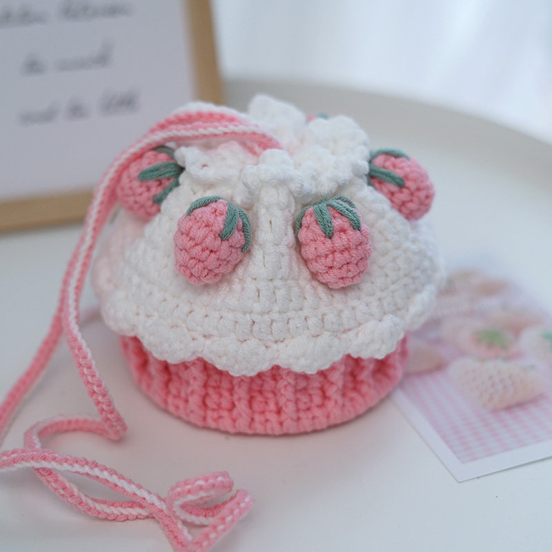 菲菲diy毛线自制包包小包编织钩针姐家手工毛线