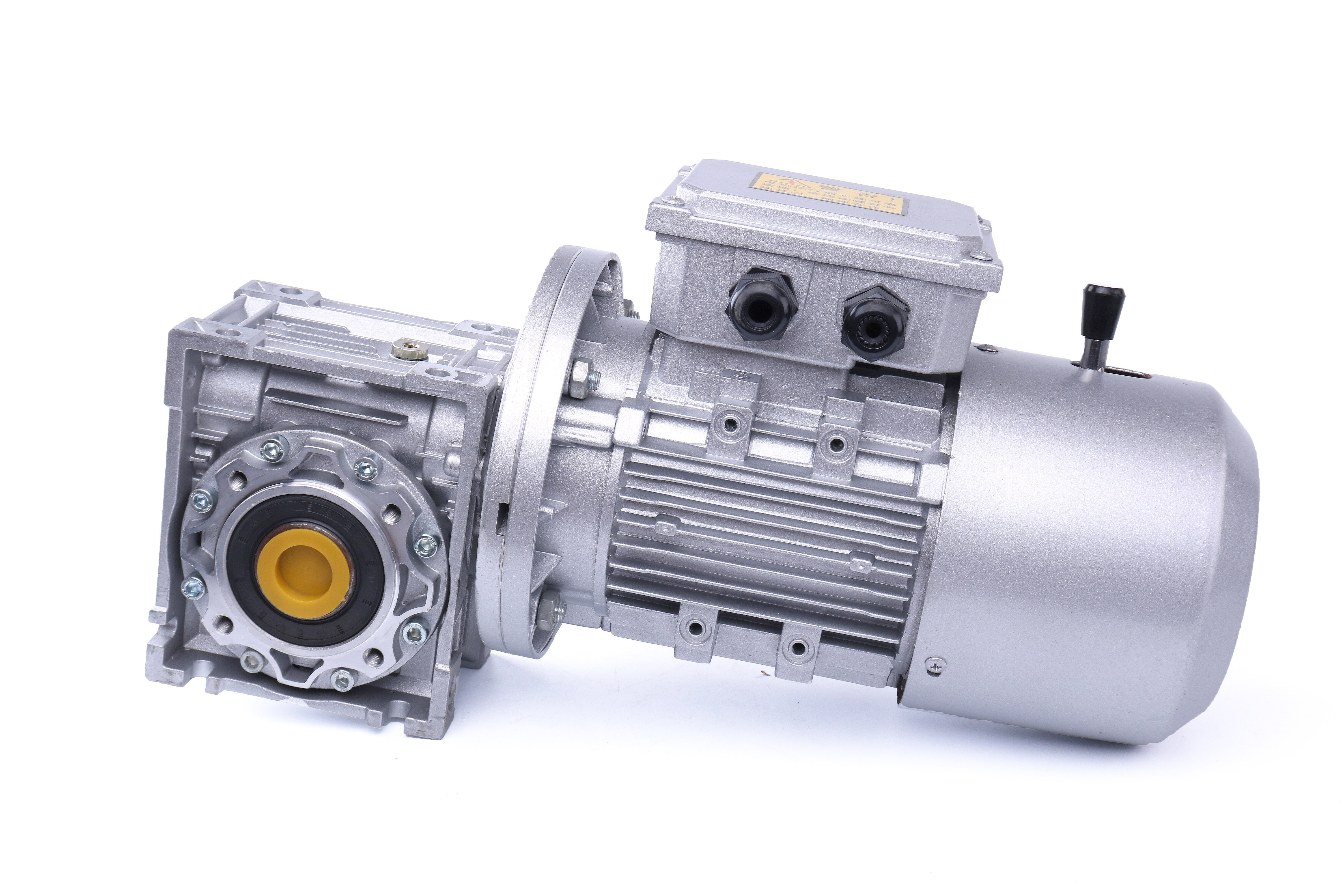 刹车电机蜗轮蜗杆减速机铝壳多安安装制动厂家蜗轮蜗杆减速机