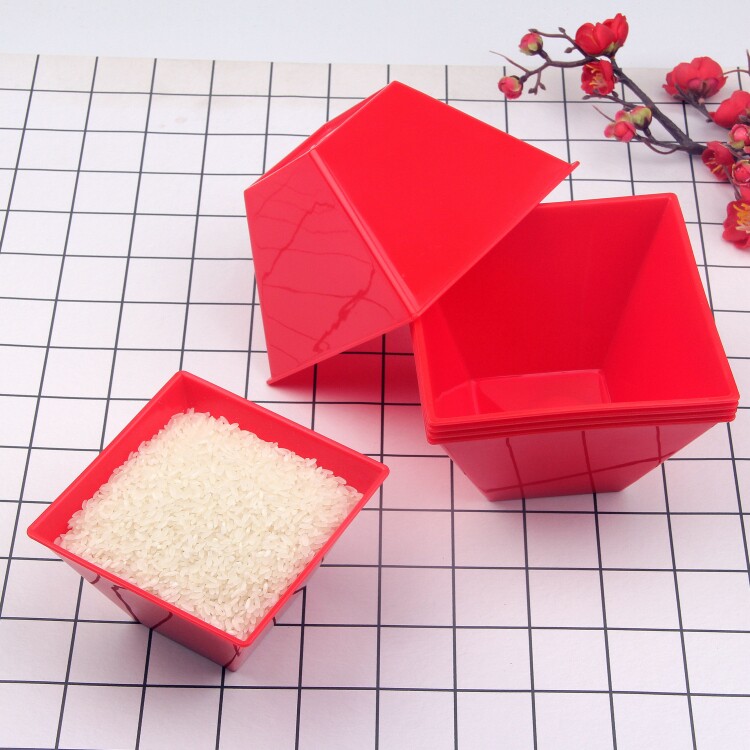 多用塑料厨房米斗米量米杯量器喜宴婚宴用米升米桶