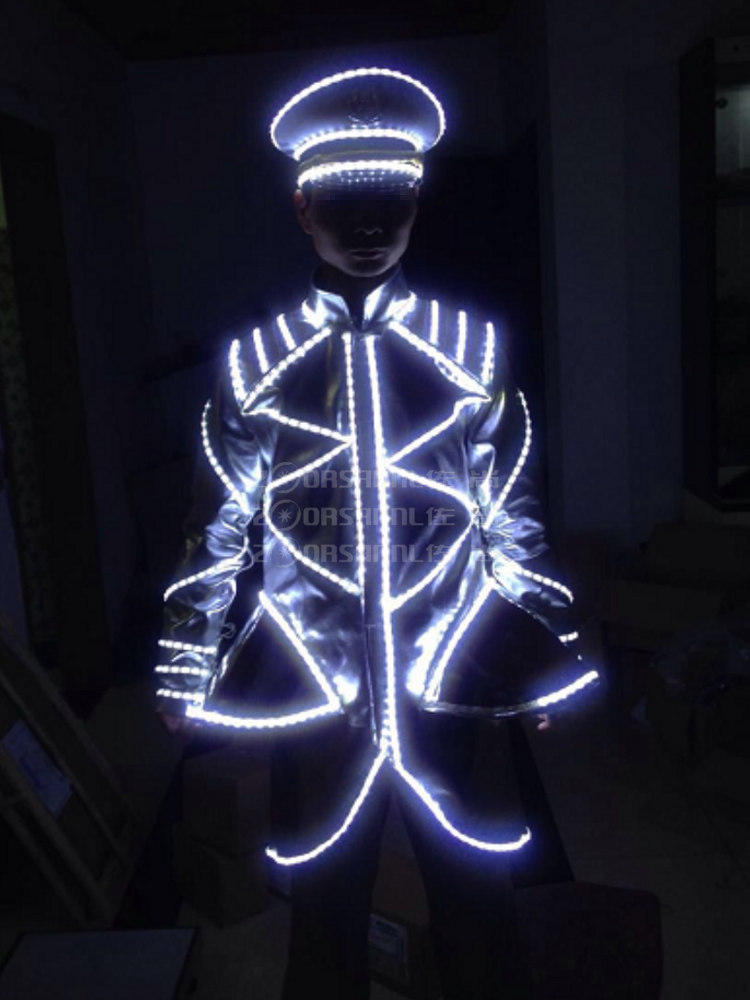 led酒吧发光衣服创意出酒夜场演出气氛道具舞台演出