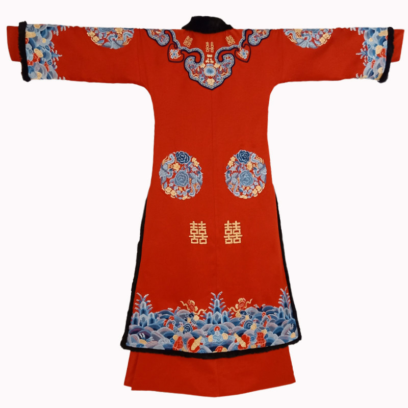 古装延禧攻略略同情侣装中国国风清朝婚礼婚服民族服装