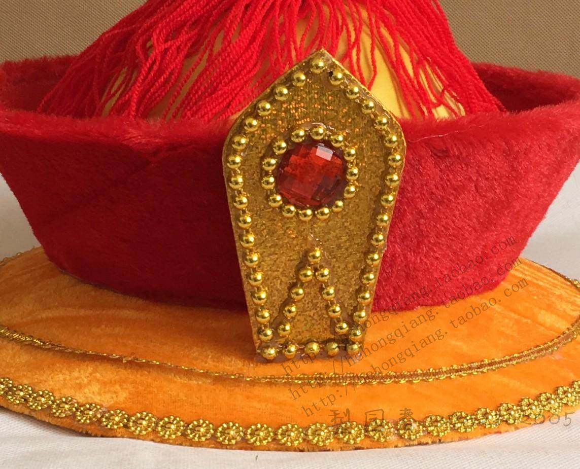 帽子清朝皇帝康熙头冠皇上皇上皇皇后舞台演出帽子