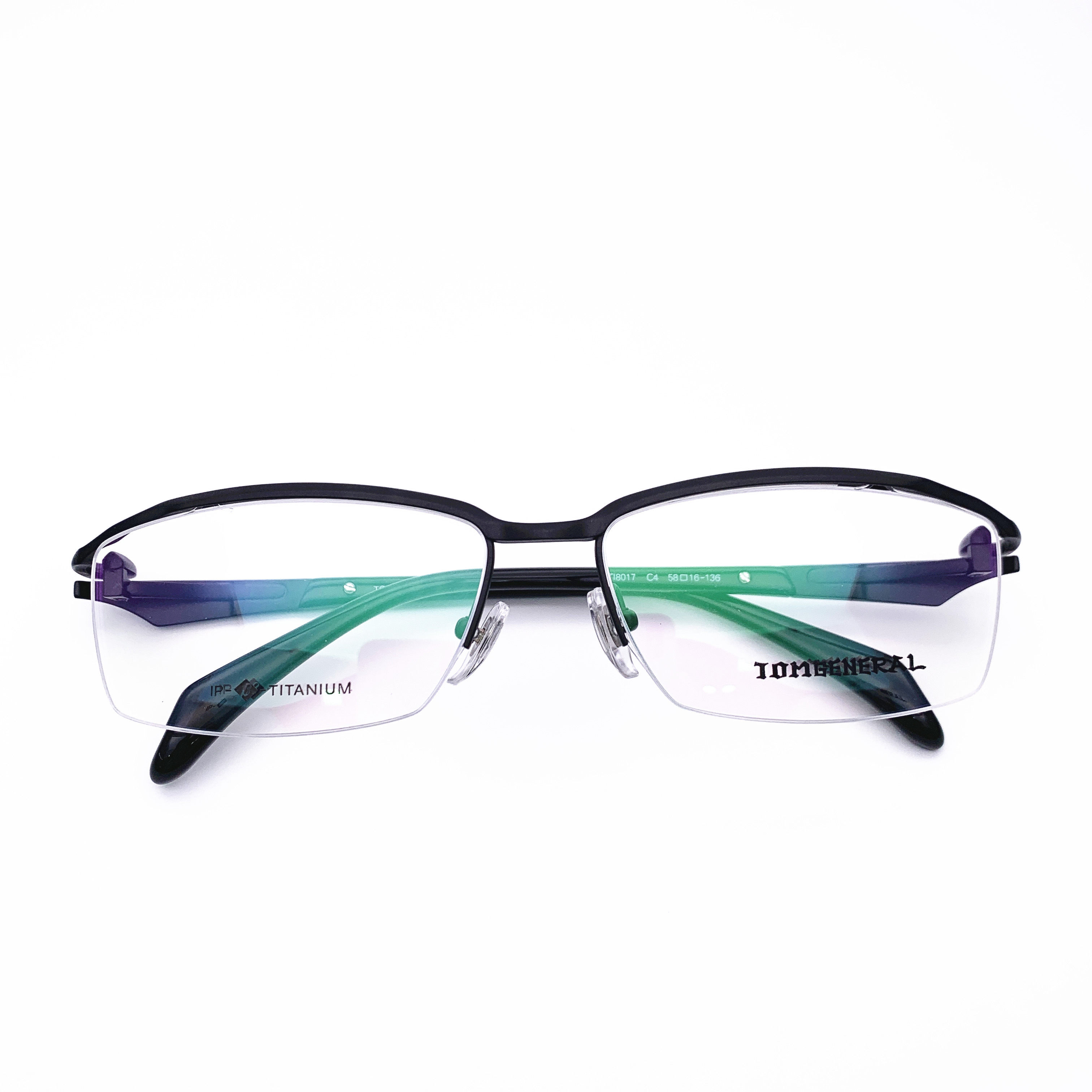 日本松岛歪树运动独特纯钛男士商务休闲大脸眼镜架