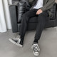 @方少服装 Spring Korean version of the trend of retro men's wild jeans youth casual loose straight trousers @方少服装 Spring Korean version of the trend of retro men's wild jeans youth casual loose straight trousers