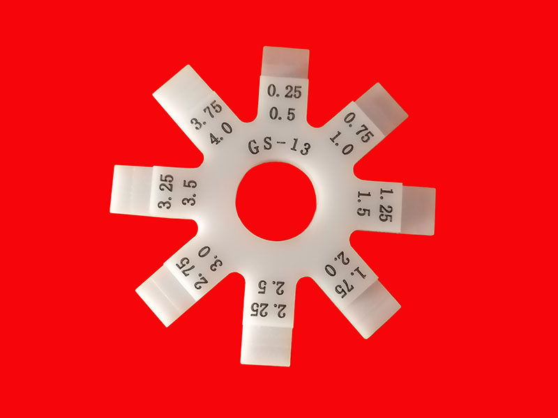 间隙面差尺圆盘星型八角058mm185精度003塞尺