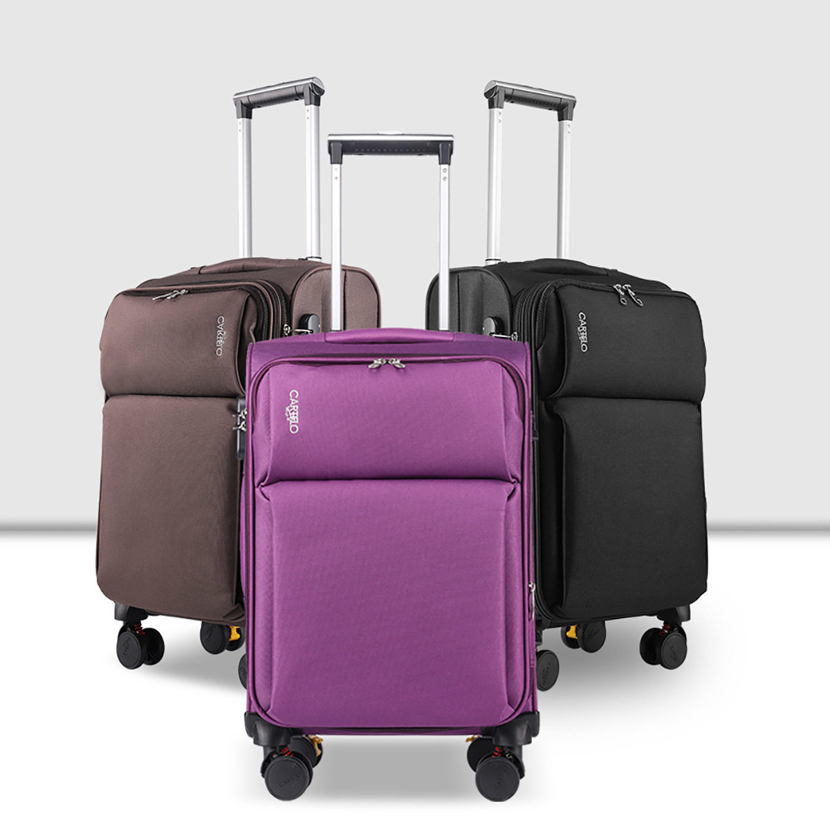 容量款密码箱拉杆箱可扩展行李箱防刮耐磨旅行箱牛津布大拉链