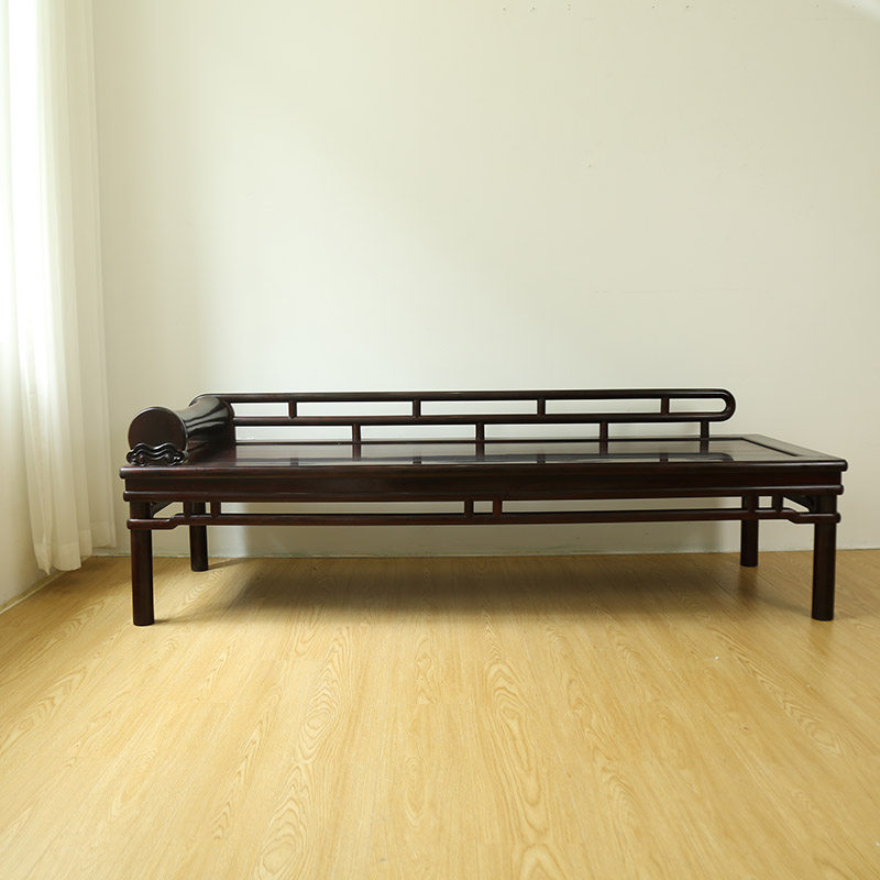 床榻红木花梨罗汉椅明中式家具禅修贵妃木易罗汉床