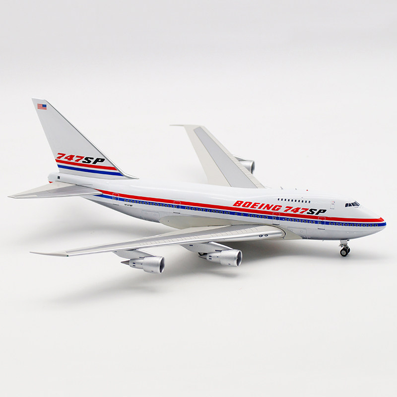 inflight飞机模型合金波音原厂涂装b747spn747sp抛光飞机模型
