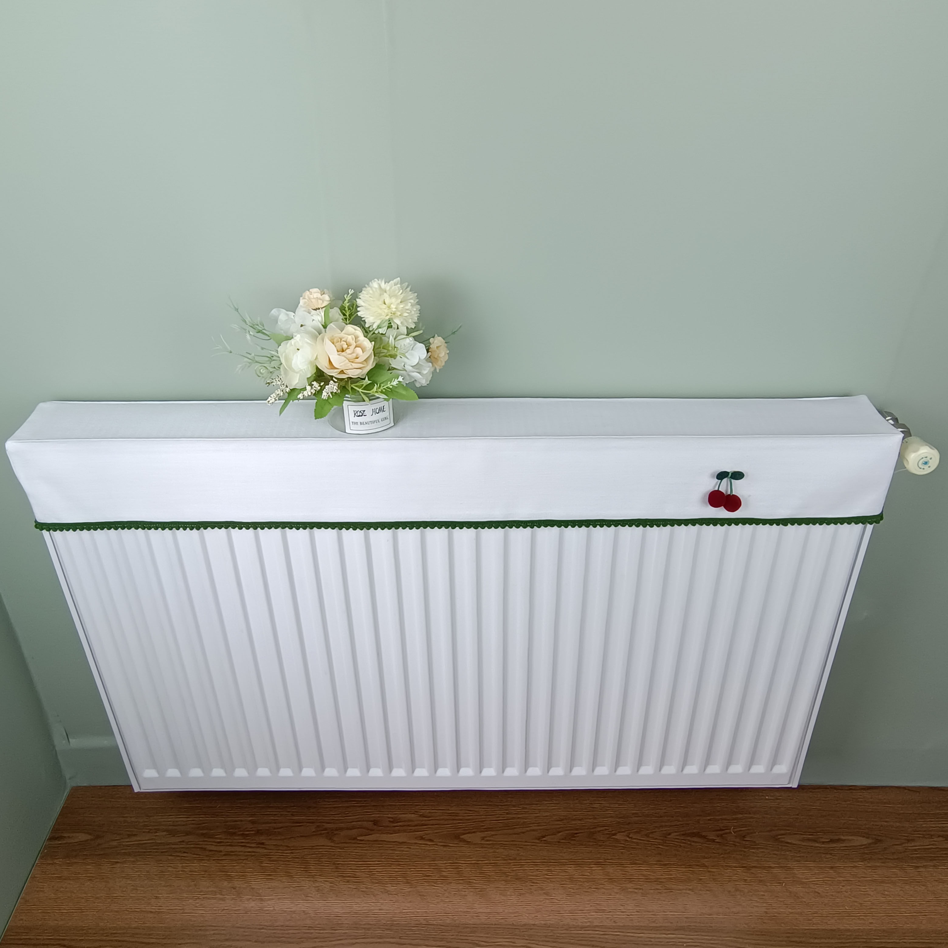 遮挡北欧暖气片罩子布艺ins家用老式暖气防尘万能盖巾