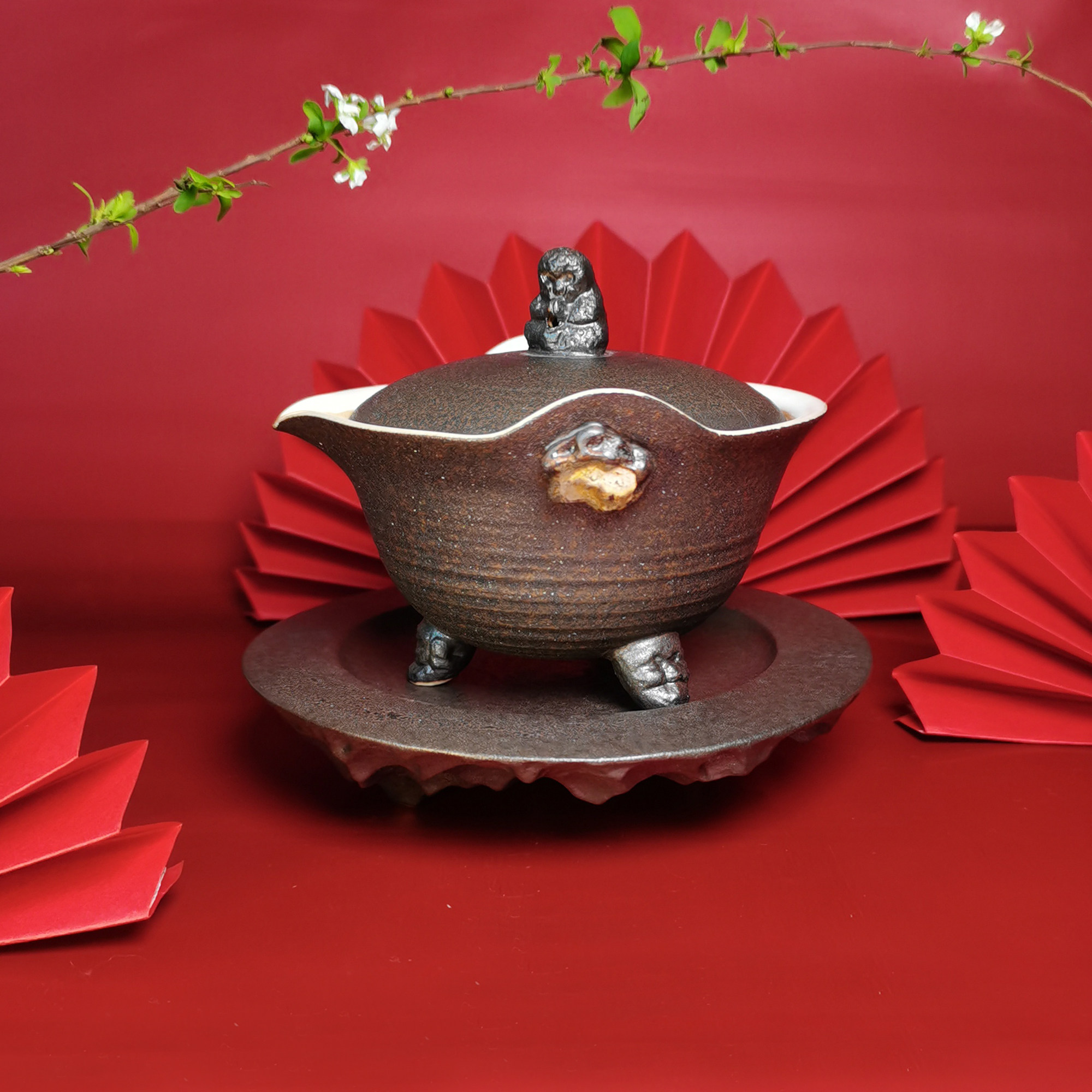 故宫禅定三不成套茶具茶器礼物礼品功夫茶具