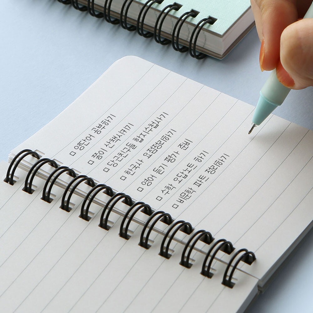 韩国正品pinkfoot胡萝卜迷你线圈线条笔记本手拿横线笔记本