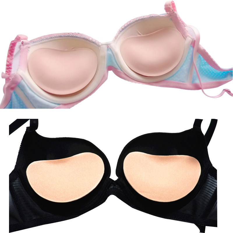 泳衣胸垫平胸聚拢胸贴加厚小胸少女学生内衣插片增大硅胶垫乳贴女