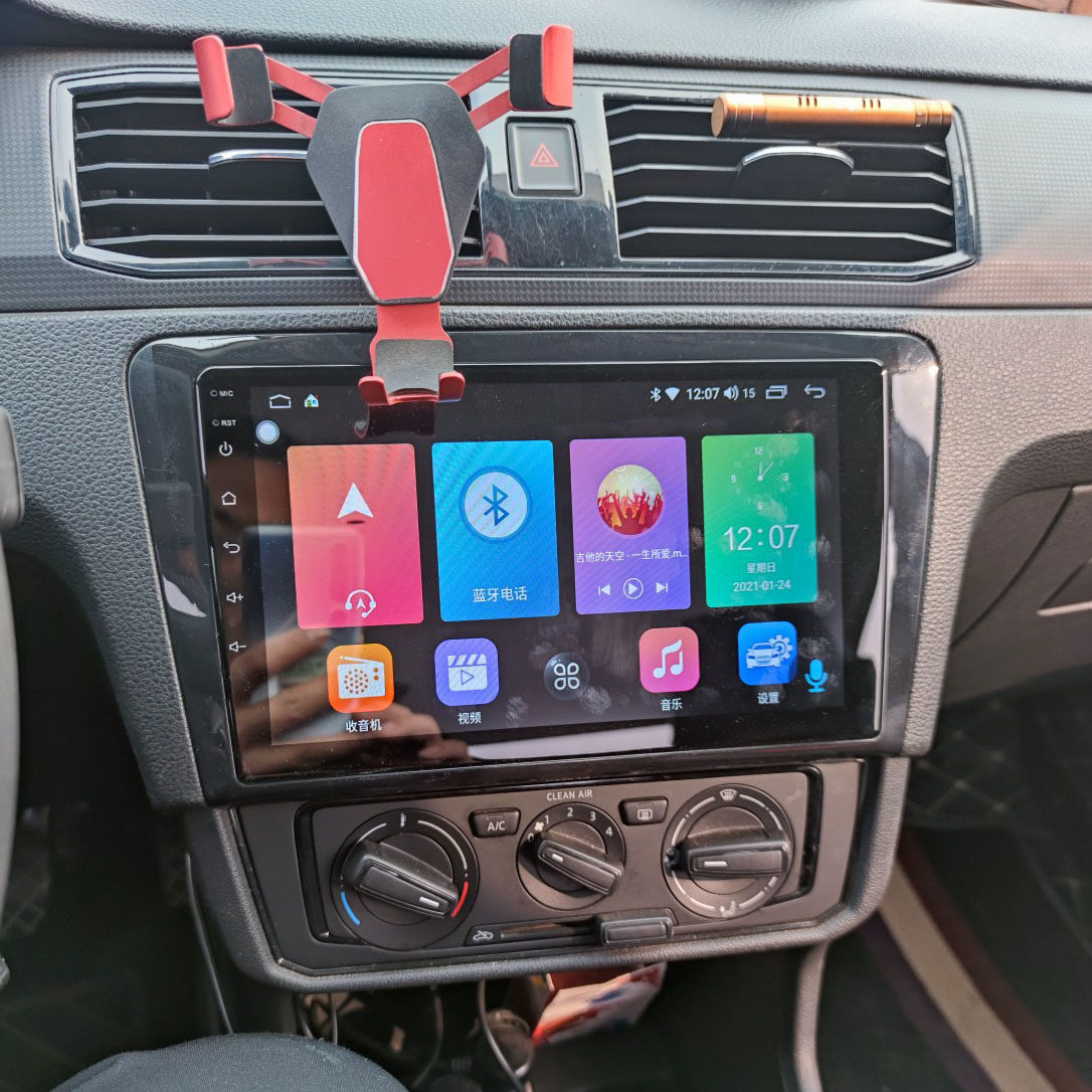 大众众新捷达桑塔纳昕锐专用中控车机大屏安卓智能车机导航