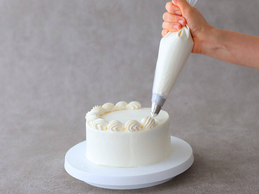 现货日本cakeland一次性奶油裱花袋挤花袋20枚盒装耐热裱花嘴