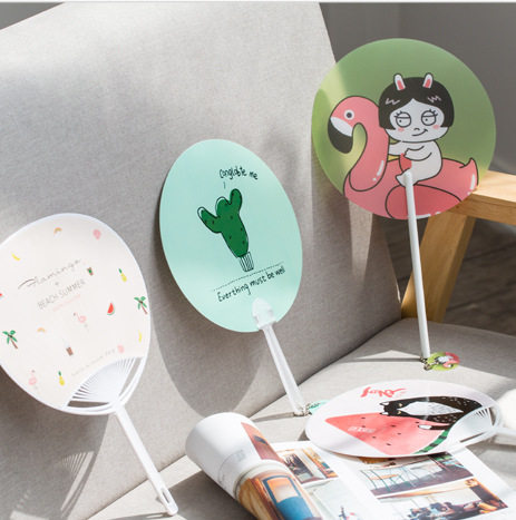 福利夏季清爽一夏可爱卡通手摇摇扇塑料扇子扇子