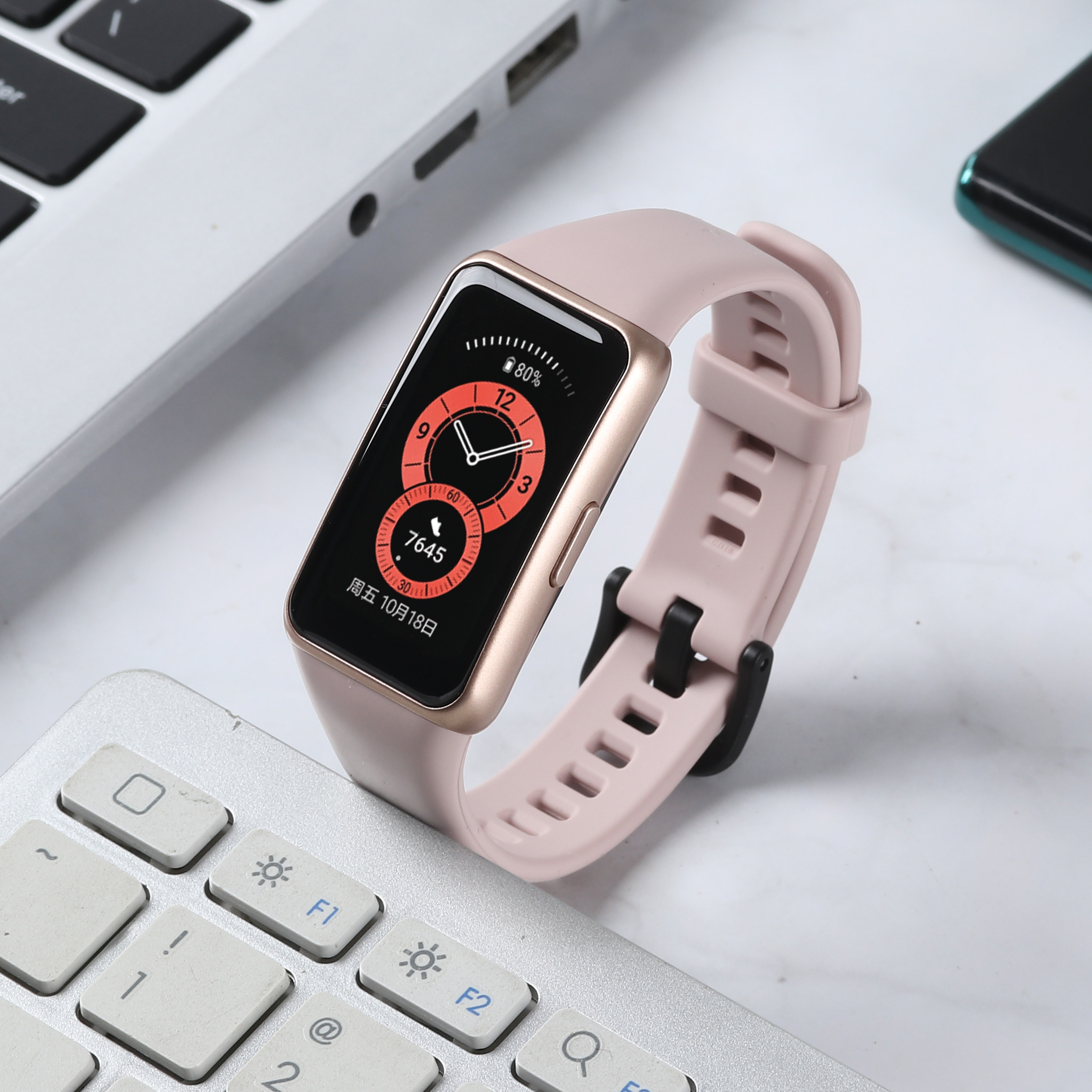 huawei华为手环6pro智能nfc炫彩全面血氧心率智能手环