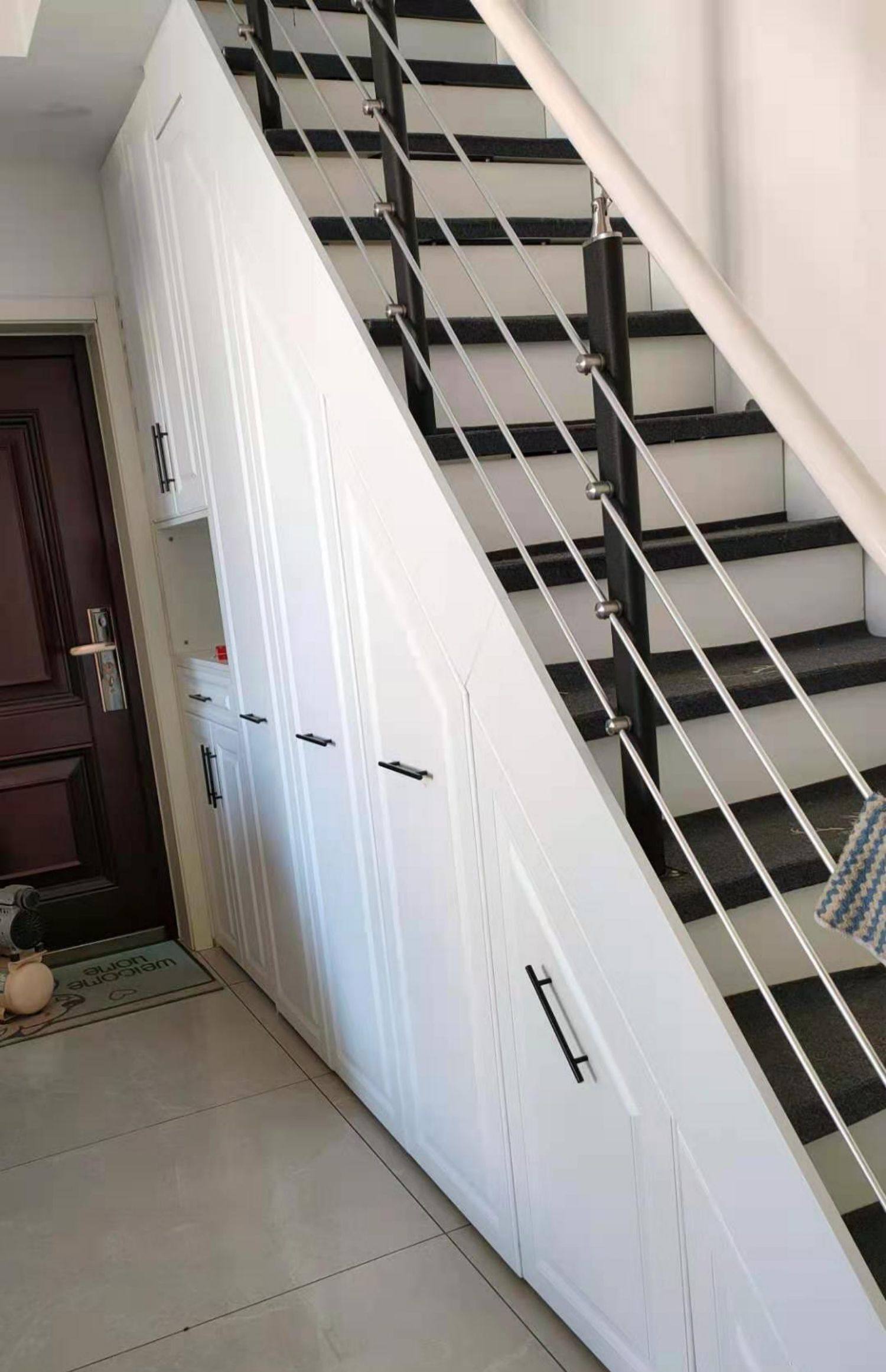 实木多层生态阁楼衣柜楼梯简约现代阳台北京衣柜